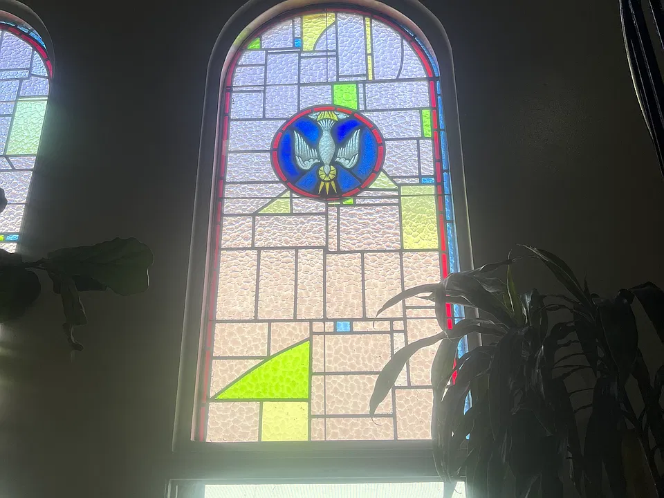 Original stained-glass window