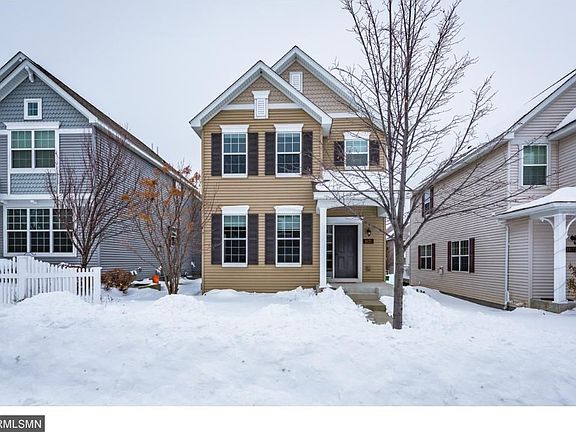 Visitors are greeted by the covered porch and classic design!