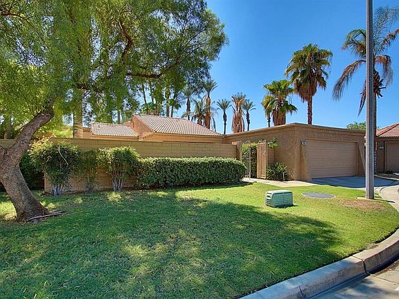 Lush front yard landscaping