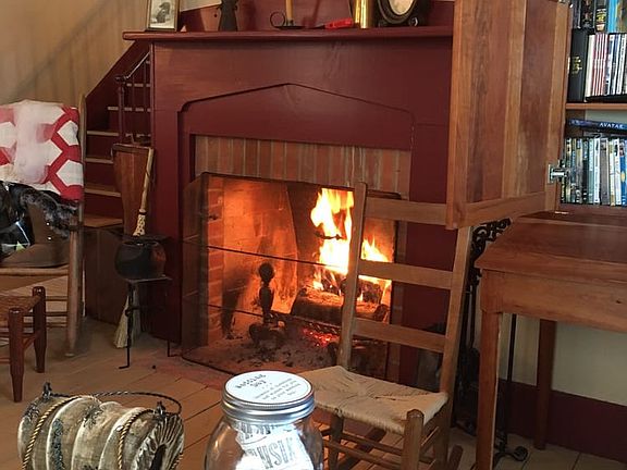 living room fireplace 