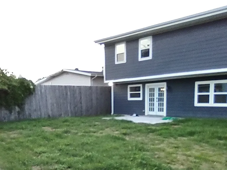 Backyard with shed