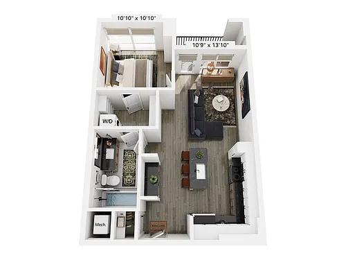 Floor plan A61