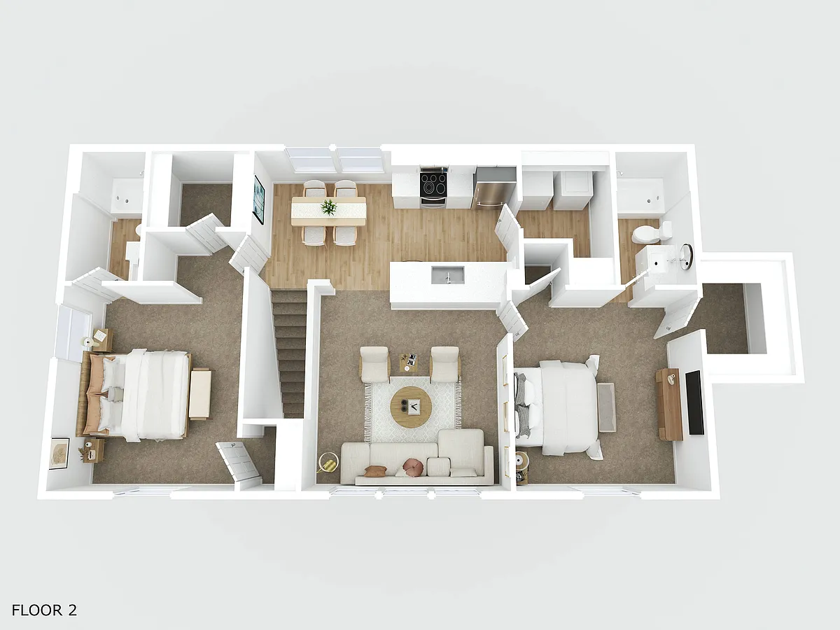 Floor plan B3 Renovated
