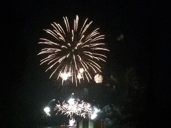 Fireworks from the Deck