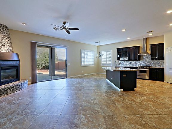 Family Room and Kitchen
