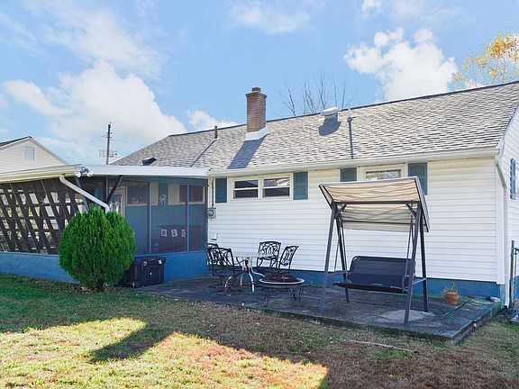 Back view of home