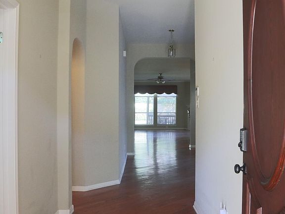 View from front door to back of house