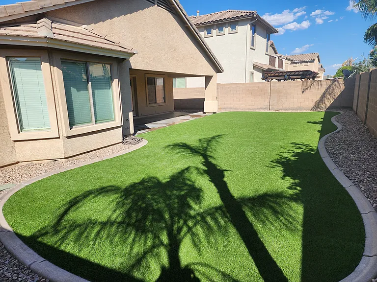 Beautiful, New artificial grass