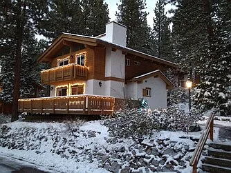 Home in winter.
