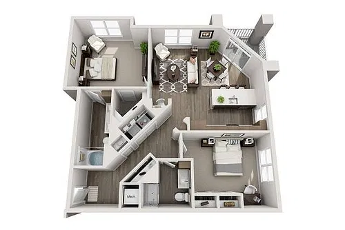 Floor plan B8