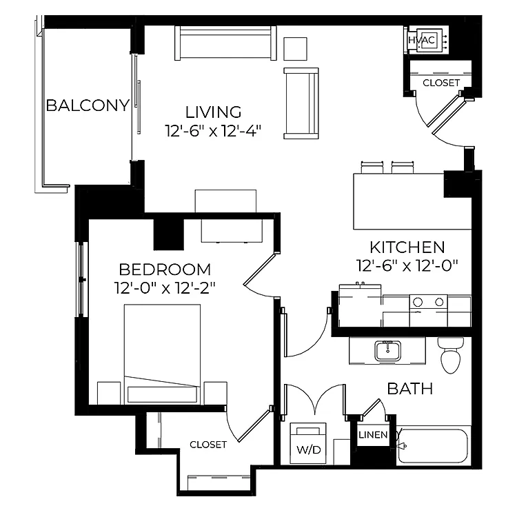 Floor plan 203