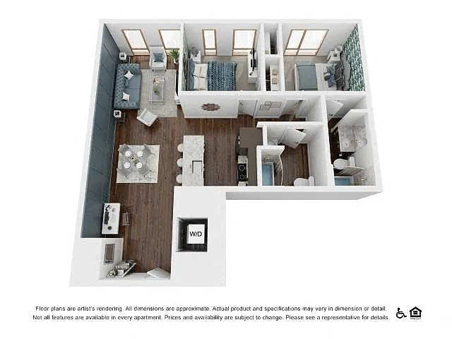 Floor plan 2X2 E