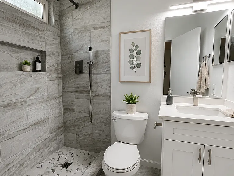 Virtually Staged-primary bathroom