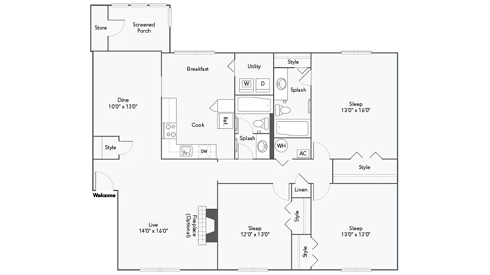 Floor plan Dayton