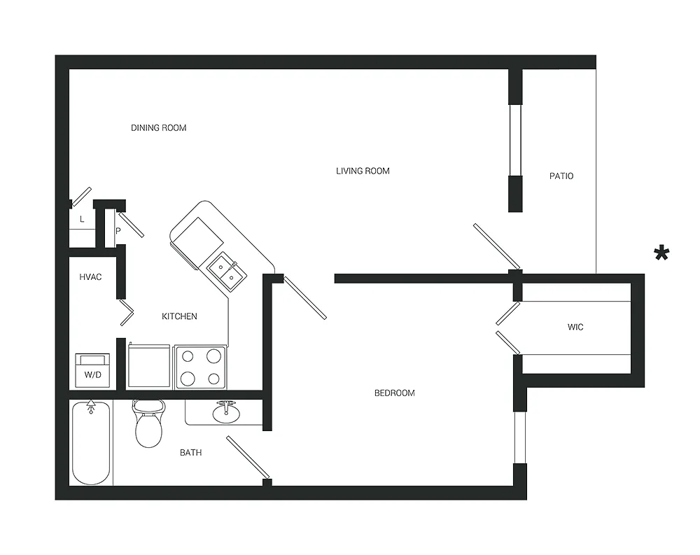 Floor plan Adair