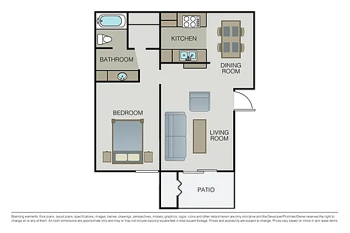 Floor plan Plan 1B