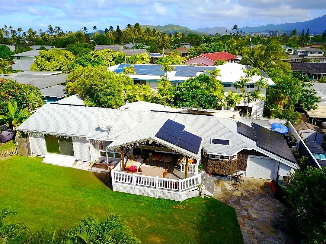 Overhead shot of property - 145 Omao St