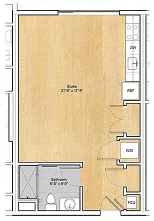 Floor plan Studio