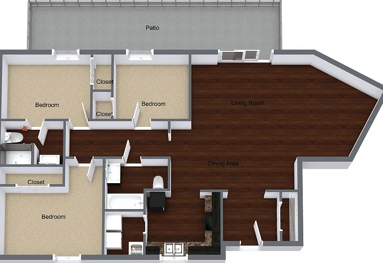 River Place Luxury Apartments — Photo 67
