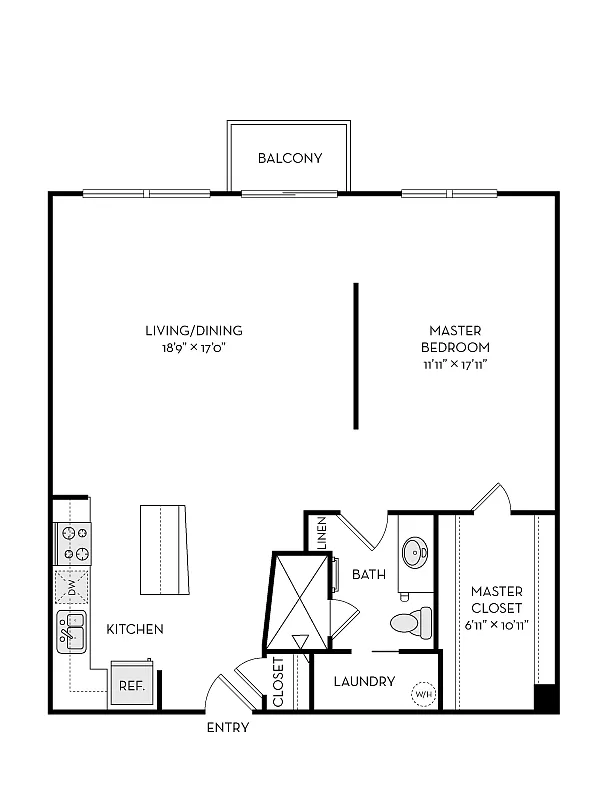 Floor plan LA6R
