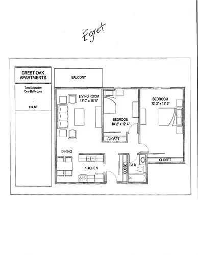 Floor plan Egret