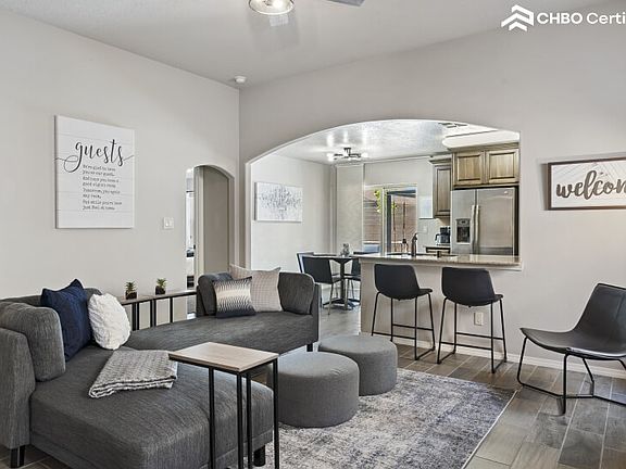 Living area view from front door