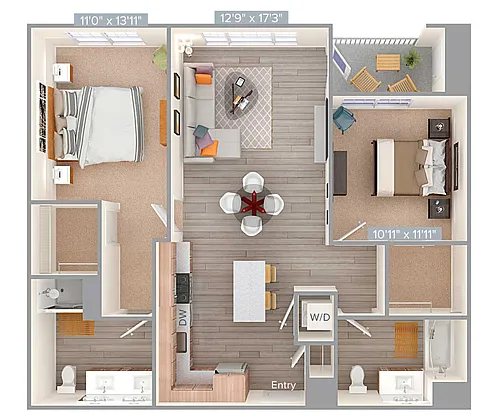 Floor plan B3-1084-1144