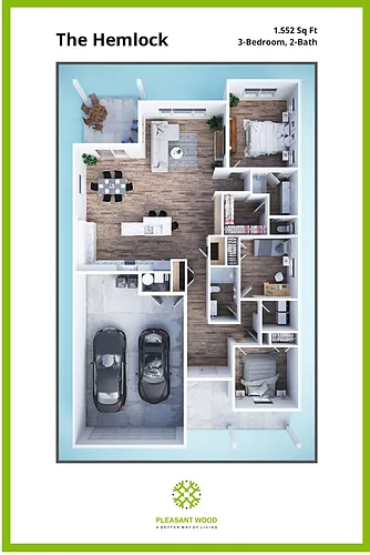 Floor plan Hemlock Outer Circle
