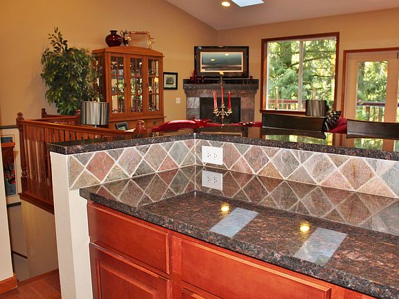 Kitchen to living area