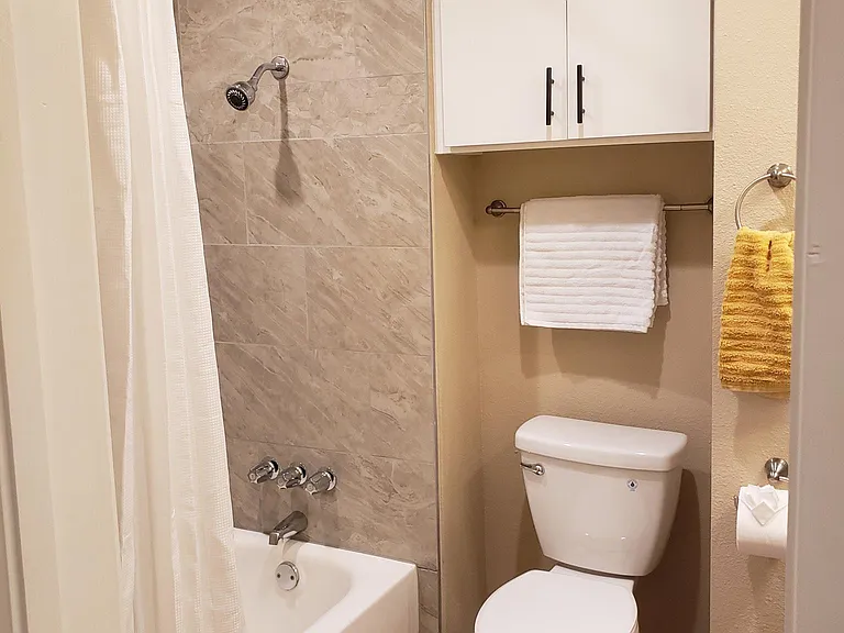 Hallway bathroom