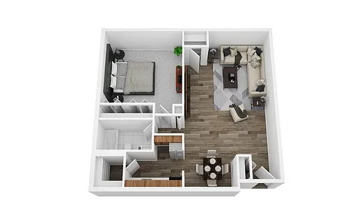 Floor plan 1 Bedroom