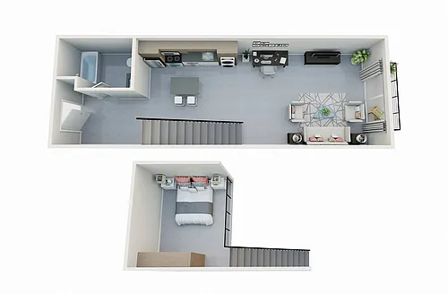 Floor plan Madison Studio Loft