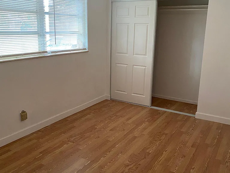 Master bedroom with large closet