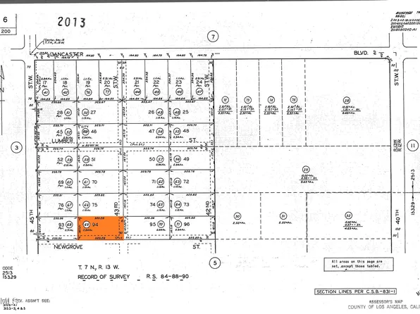 Cor Newgrove St 43rd Stw, Lancaster, CA 93535