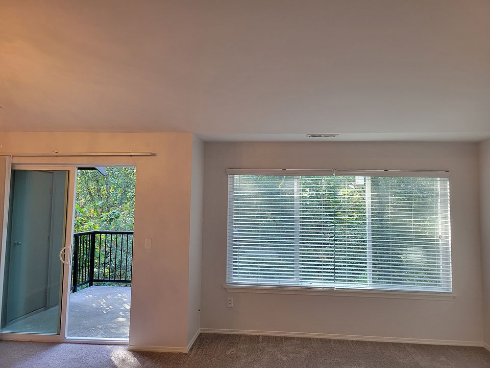 Living room, deck.