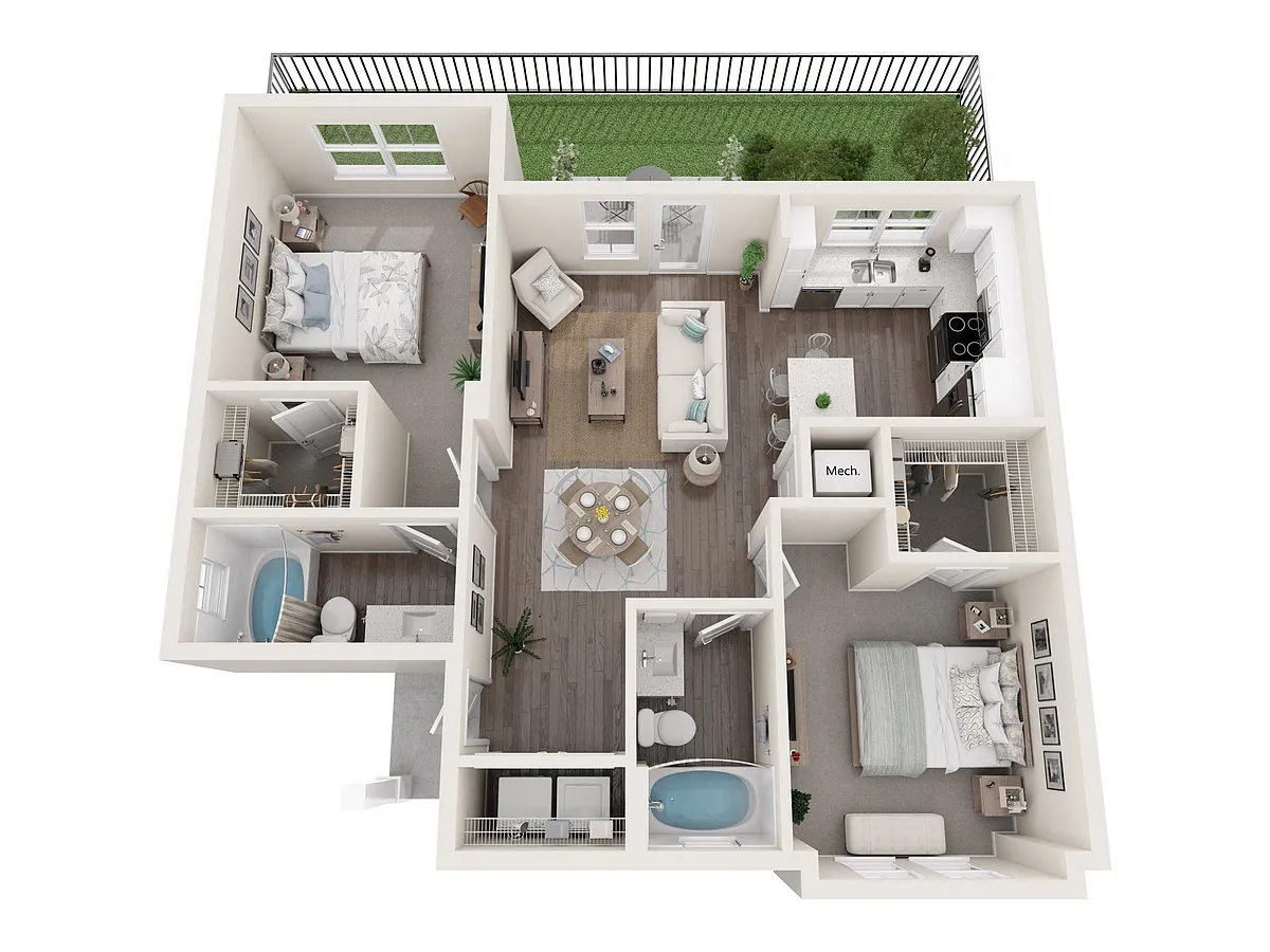 Floor plan 2X2