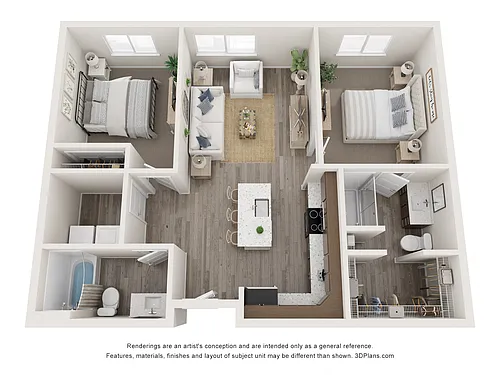 Floor plan Bluestem