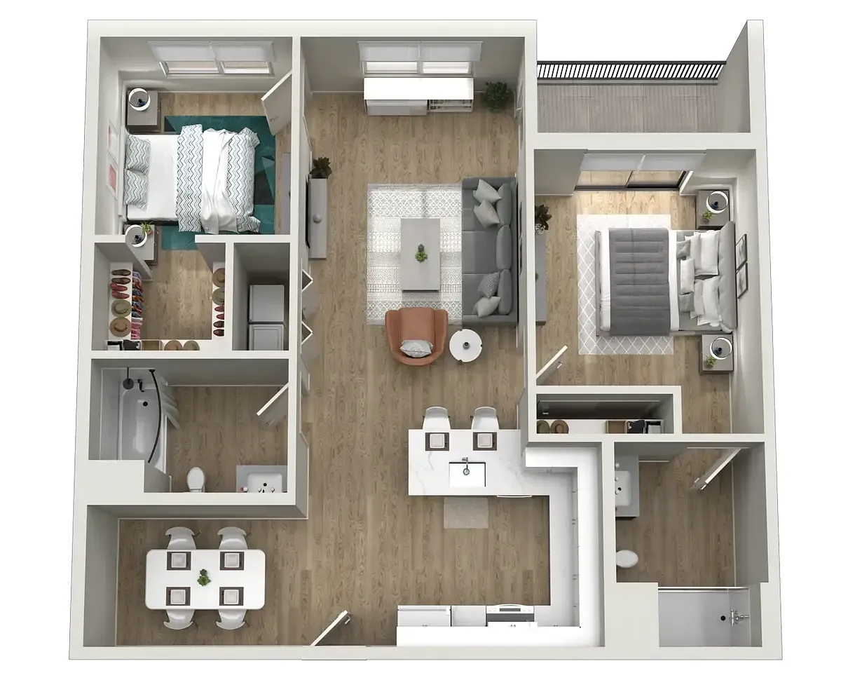 Floor plan The Deschutes