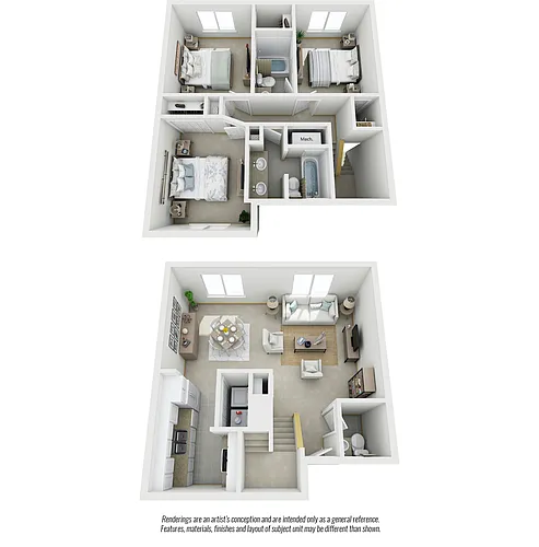 Floor plan The Brentwood with Premium Finishes