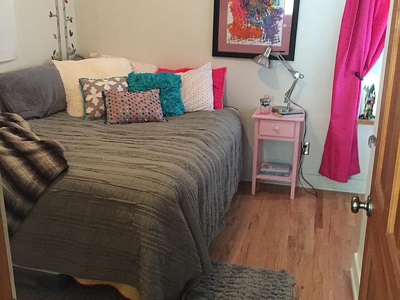 Both bedrooms are the same size on the main floor.