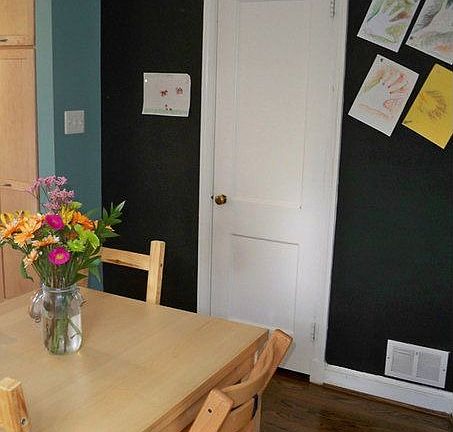 dining room - blackboard magnetic wall