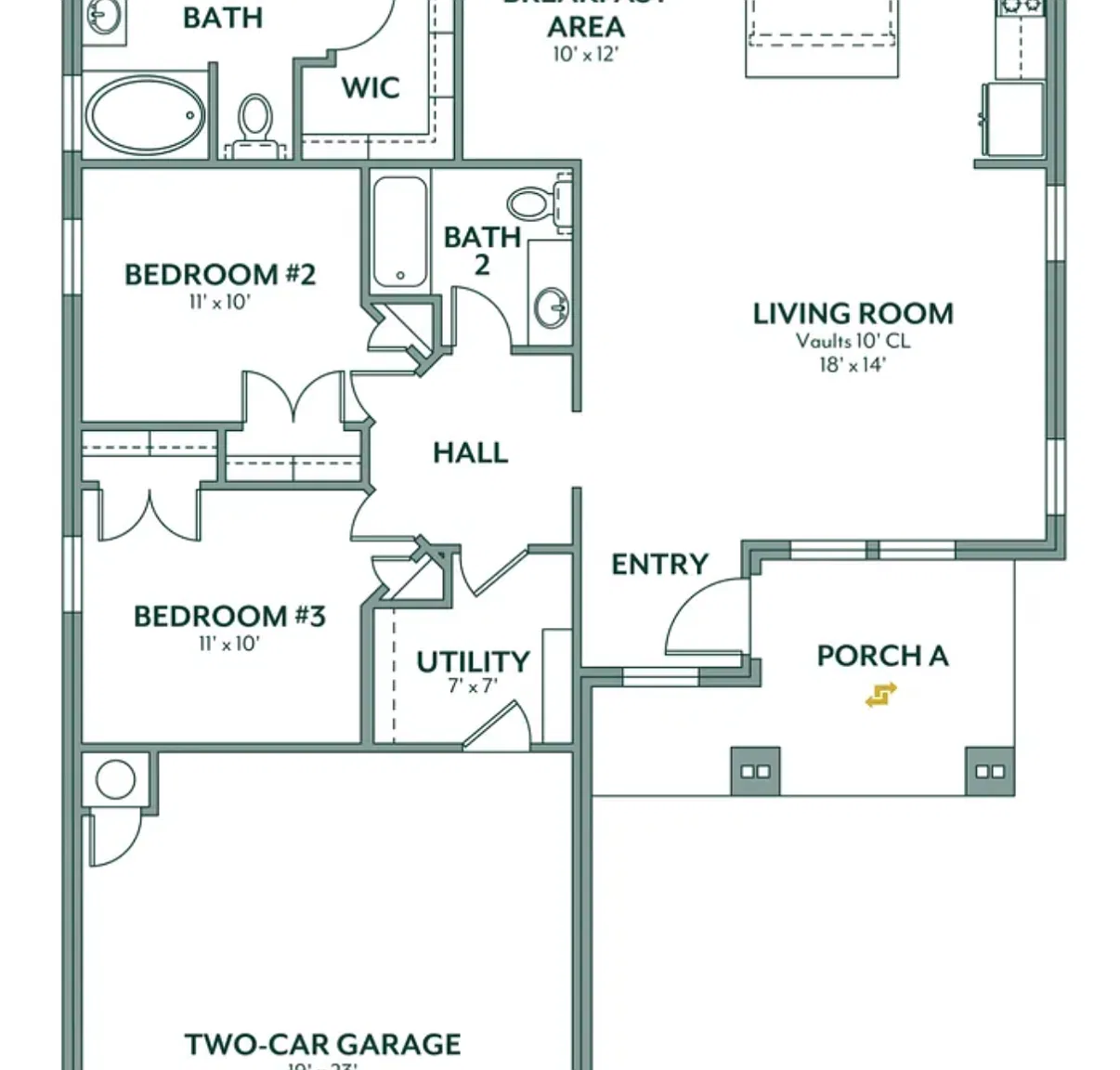 3 bed, 1460 sqft, $2,300 — Photo 2