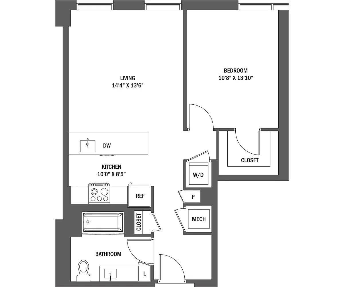 Floor plan The Blaire I - IV