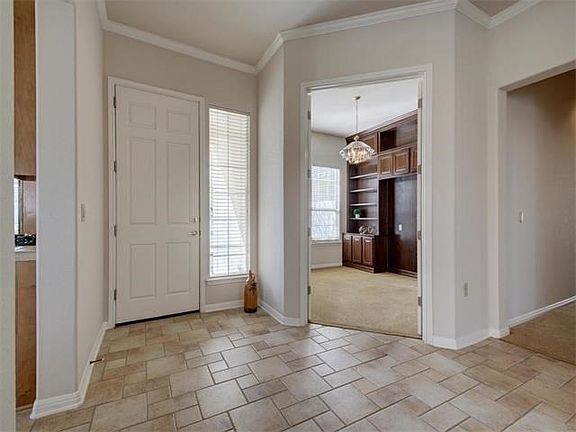 The foyer welcomes you inside.