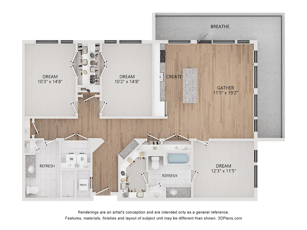 Floor plan G2.A