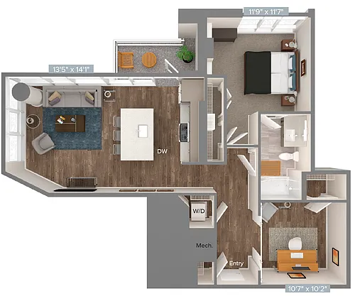 Floor plan A8D-902sf-U