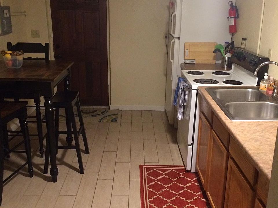 Kitchen view to front door