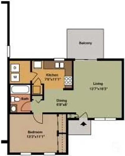 Floor plan Deerfield 1