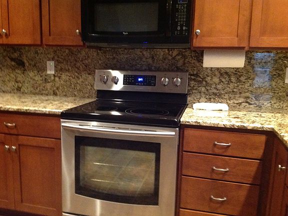 Granite in kitchen, baths