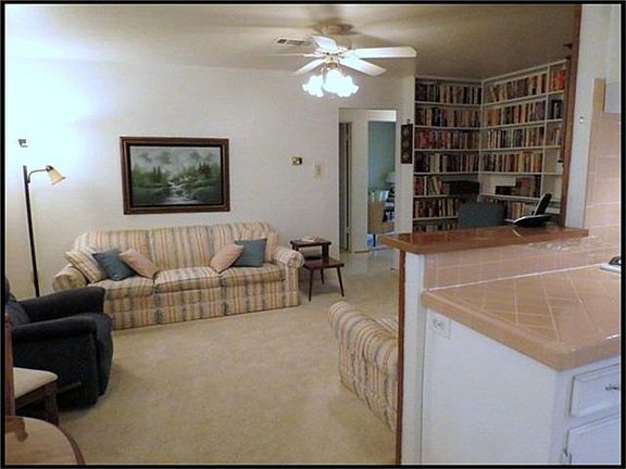 Coming from the kitchen into the den.